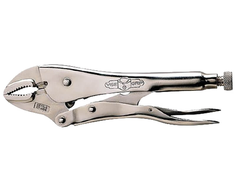 4" Curved Jaw Locking Plier With Cutter