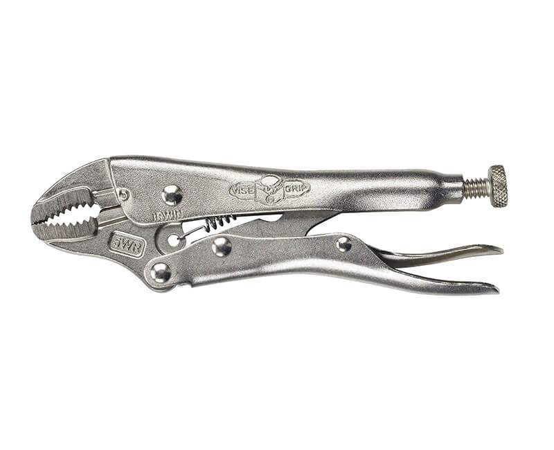 5" Curved Jaw Locking Plier With Cutter