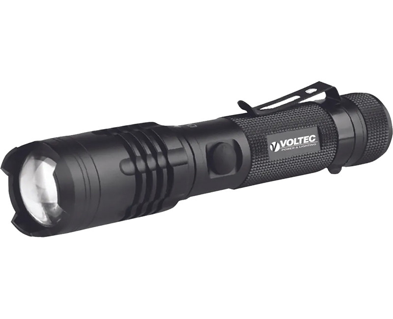 10 Watt Rechargeable LED Flashlight, 850 Lumens - USB Charging Cord Included