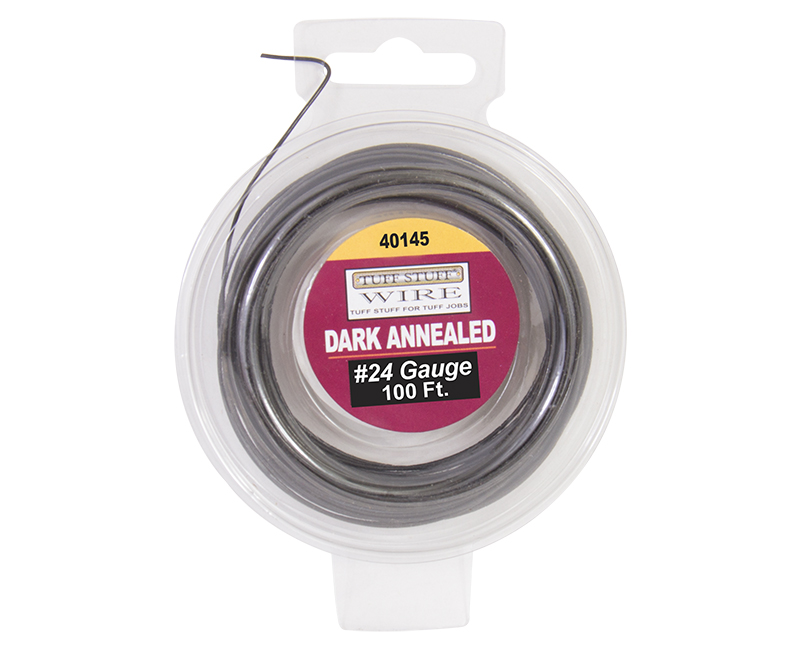 #24 Dark Annealed Wire - 100'