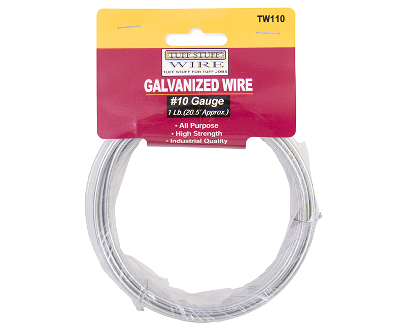1 LB. #10 Galvanized Wire - 20.5'
