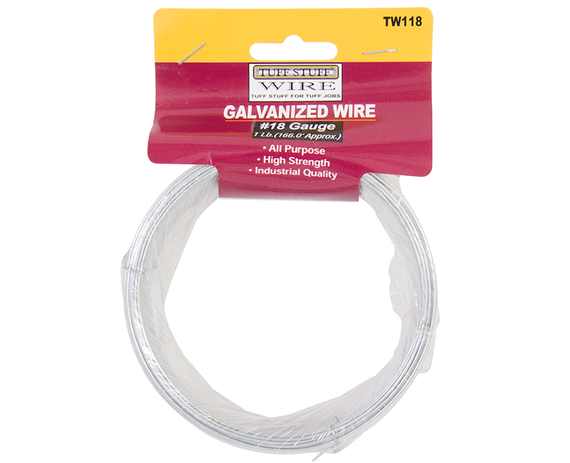 1 LB. #18 Galvanized Wire - 166'