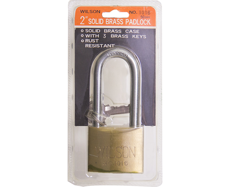 2" Long Shackle Brass Padlock KD