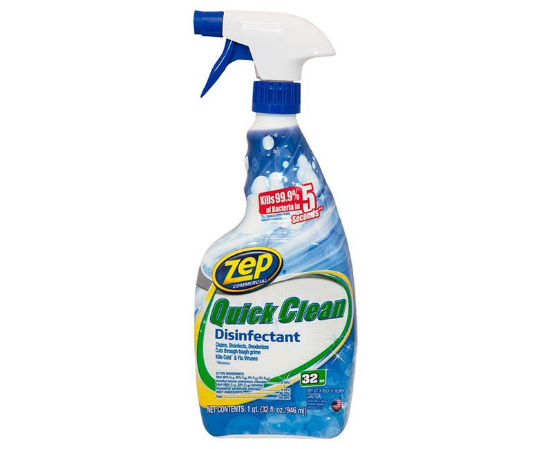 ZEP QUICK CLEAN DISINFECTANT CLEANER 32 OZ