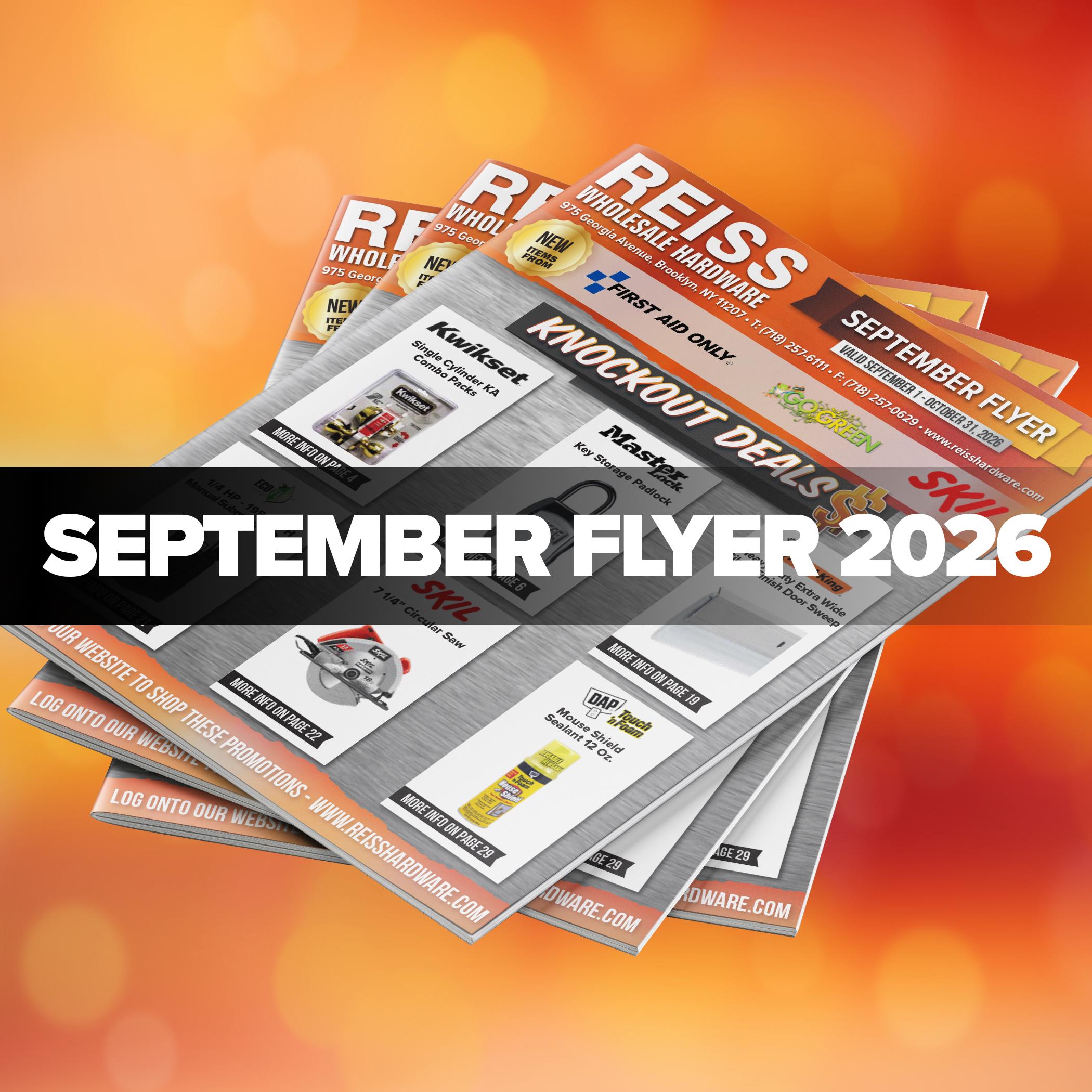 September 2026 Flyer
